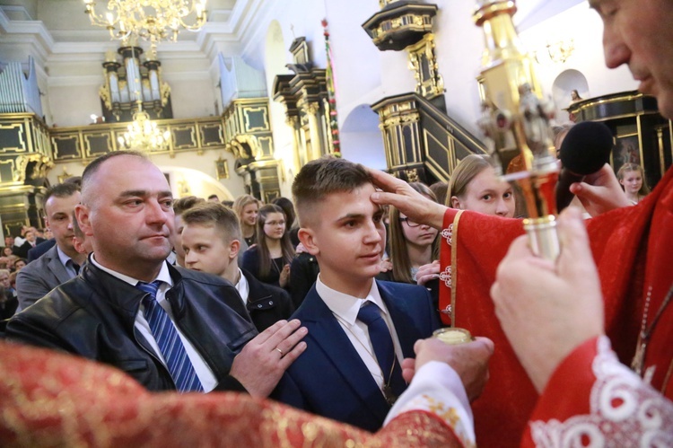 Bierzmowanie w Nowym Wiśniczu