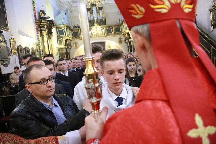 Bierzmowanie w Nowym Wiśniczu