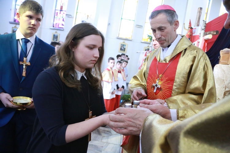 Bierzmowanie w Łąkcie Górnej