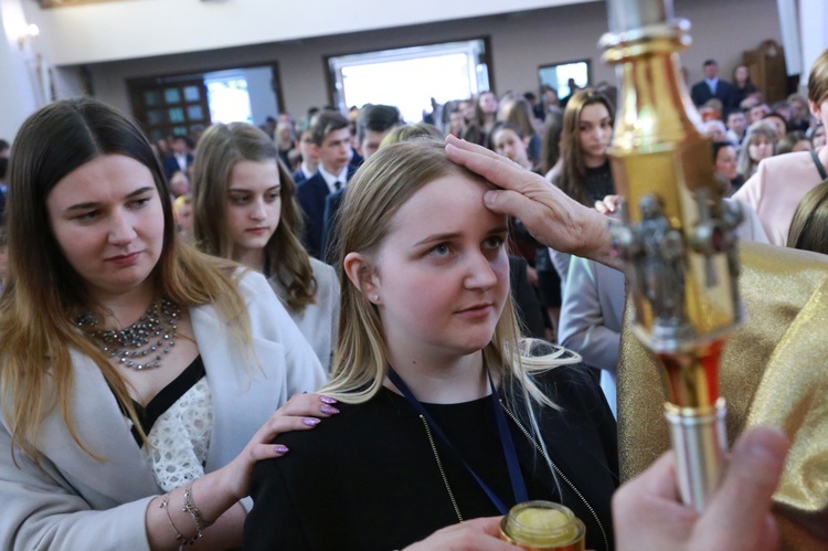 Bierzmowanie w Łąkcie Górnej