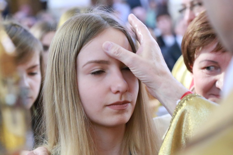 Bierzmowanie w Łąkcie Górnej