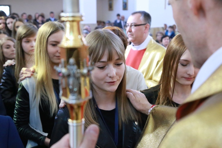 Bierzmowanie w Łąkcie Górnej