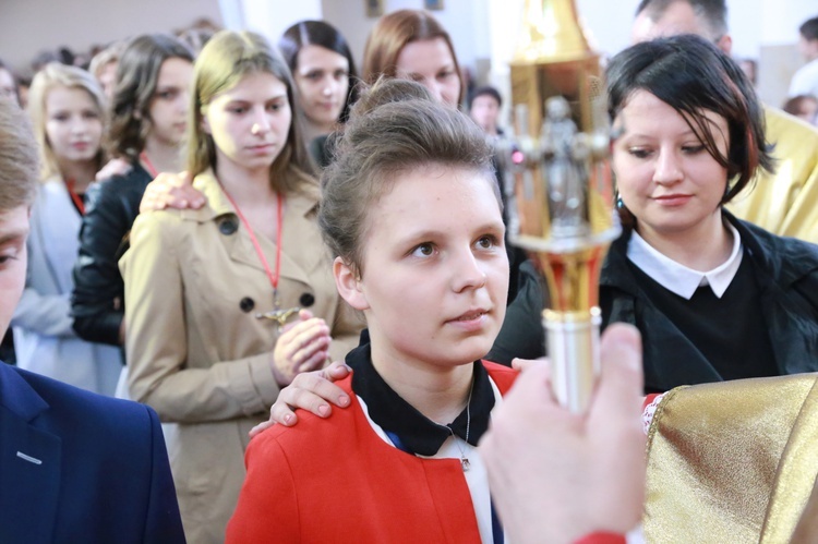 Bierzmowanie w Łąkcie Górnej