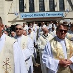 Inauguracja synodu. Nabożeństwo i procesja