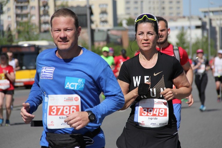 Maraton ulicami Warszawy
