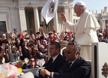 Spotkanie delegacji KUL z papieżem Franciszkiem