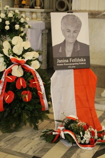 Uroczystość ku czci śp. senator Janiny Fetlińskiej