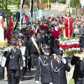 Ubiegłoroczna procesja z relikwiami świętego.