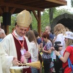 Msza św. na rozpoczęcie 6. pielgrzymki z Hałcnowa do Łagiewnik