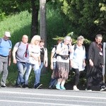 Pielgrzymi z Cieszyna w drodze do Łagiewnik - 2018