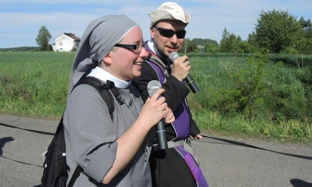 Siostra Gabriela Wiercigroch na trasie