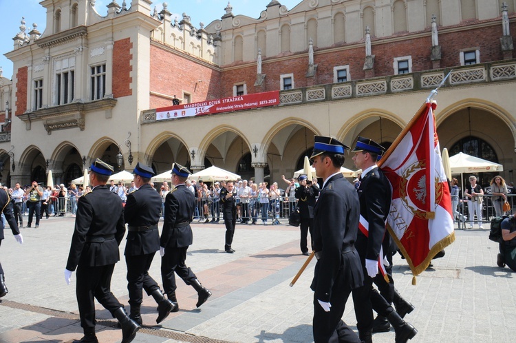 Małopolski Dzień Strażaka na Rynku Głównym 