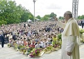 Franciszek jest pierwszym papieżem, który spotkał się z mieszkańcami Loppiano w ich mieście.