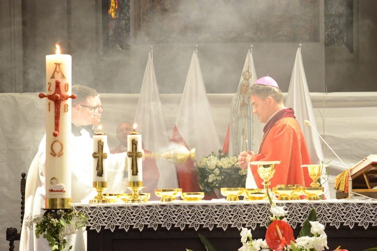 Msza św. w noc Zesłania Ducha Świętego