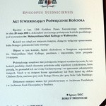 Konsekracja kościoła pw. św. Maksymiliana Marii Kolbego w Wałbrzychu