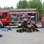 Pokazy działania strażaków 