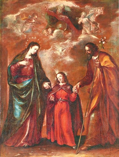 Francisco CamiloŚwięta Rodzina i Święta Trójca olej na płótnie, XVII w.Muzeum Prado, Madryt