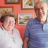 ▲	Maria i Stanisław Czahajdowie  z Dłużka k. Lubska  są małżeństwem już prawie 50 lat. Rocznica  przypada 29 grudnia tego roku.