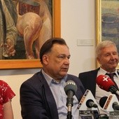 O portrecie Marii Heydel powiedziała Paulina Szymulak-Bugajska. Obok Adam Struzik i Adam Zieleziński, dyrektor Muzeum (z prawej) 