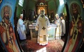Modlitwa w cerwki greckokatolcikiej w Lublinie