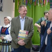 Robert Telus i Rafał Kądziela (z prawej) na Festiwalu "Opoczno Stolicą Oberka"