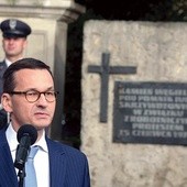 Przemawia premier Mateusz Morawiecki.