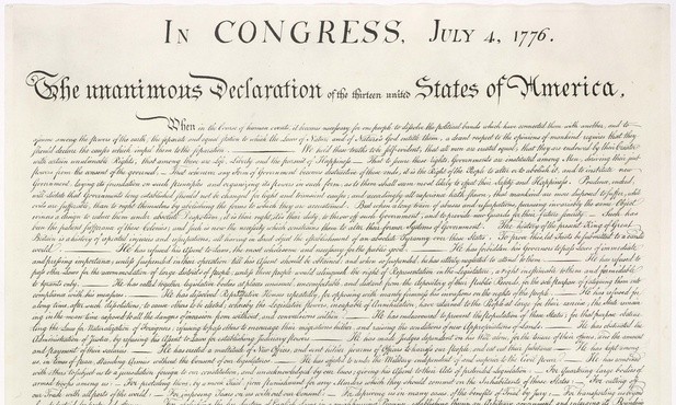 Facebook ocenzurował Deklarację Niepodległości USA