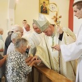 Bp Piotr Greger udzielił w Polance sakramentu namaszczenia chorych