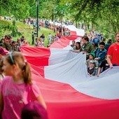 Dzień Flagi Rzeczypospolitej, 2 maja 2018 w Skierniewicach.