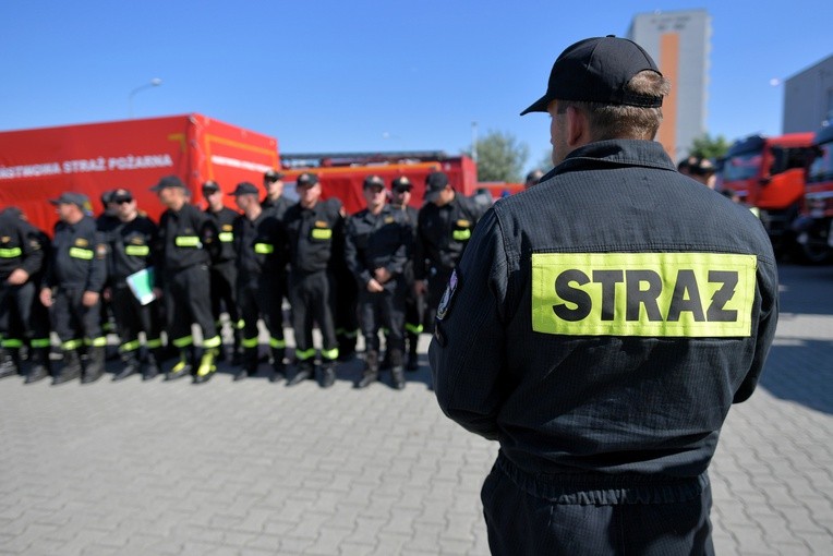 Polscy strażacy witani w Szwecji