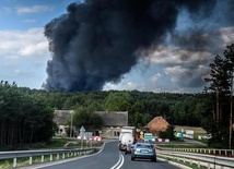 Pożar składowiska zagrażał kopalni