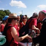 38. PPK na Jasnej Górze - powitanie przez abp. Marka Jędraszewskiego