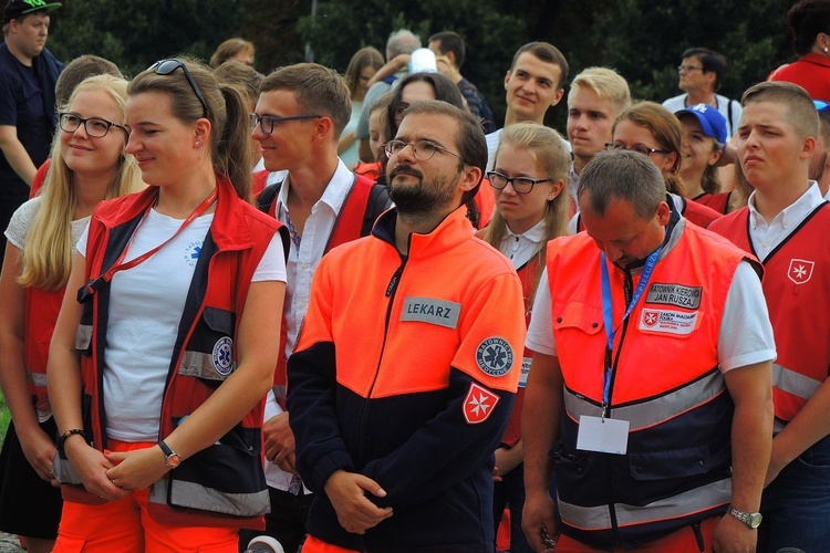 Maltańczycy z bielskiego oddziału Maltańskiej Służby Medycznej na Jasnej Górze