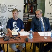 O obozie w Puszczy Kozienickiej mówili organizatorzy na konferencji prasowej w radomskiej siedzibie Instytutu Pamięci Narodowej