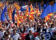 Wielotysięczna demonstracja poparcia dla UE i NATO w Macedonii