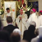 ▲	Dziękczynienie odbyło się w miejscu, gdzie obradował I Synod Diecezji Legnickiej.