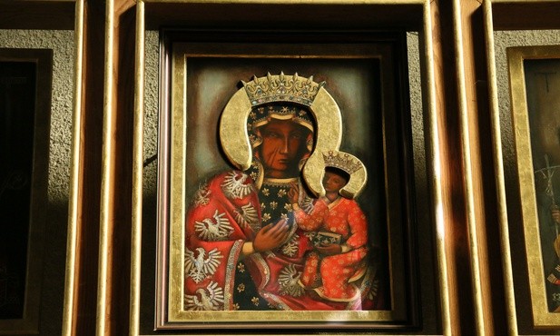 Obraz Matki Bożej w Żabiej Woli, na którym pojawiły się łzy