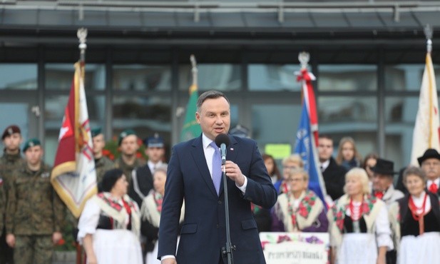 Prezydent mówił o wielkiej historii Ziemi Oświęcimskiej