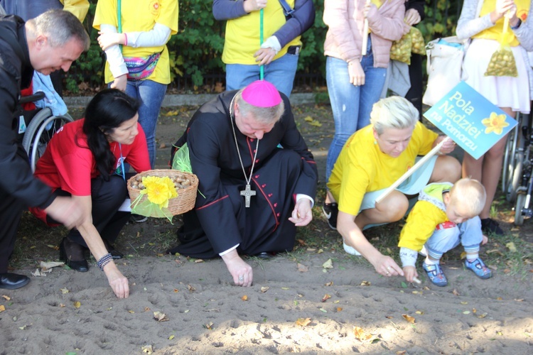 Inauguracja akcji Pola Nadziei na Pomorzu.