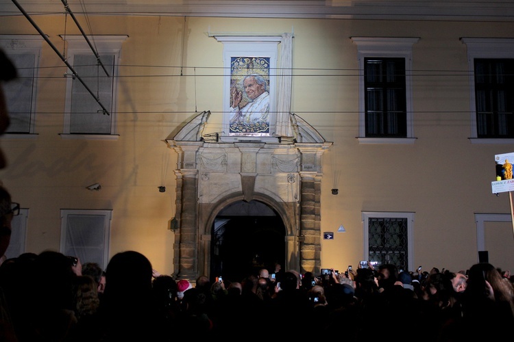 Odsłonięcie mozaiki w oknie papieskim i koncert dziękczynny