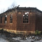 Poświęcenie odbudowanego po pożarze kościoła na Stecówce