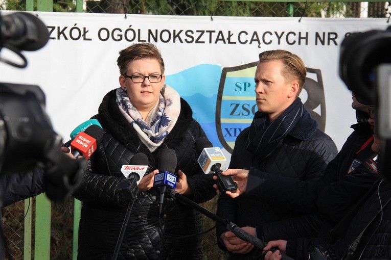 Monika Baran i Przemysław Majewski ze stowarzyszenia Odpowiedzialny Gdańsk 