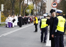 Nabożeństwo na cmentarzu Centralnym w Gliwicach