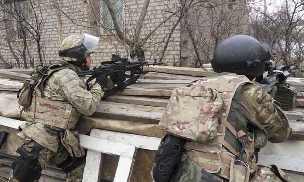 Rosyjska FSB podczas akcji specjalnej 