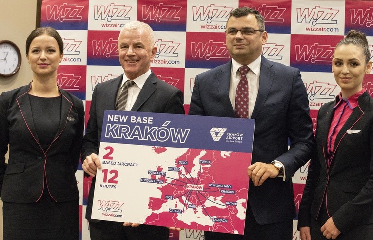 Wizz Air będzie latać z Krakowa