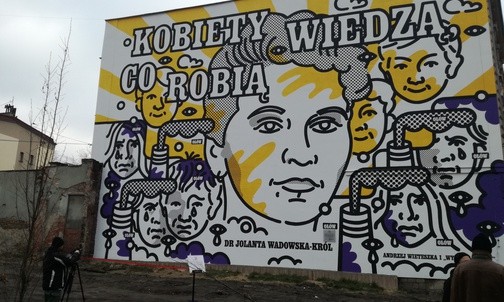 Lekarka bohaterką muralu w Katowicach