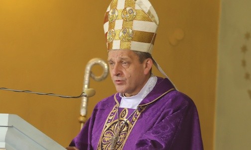 Mszy św. przewodniczył bp Roman Pindel