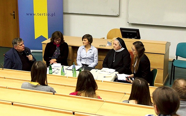 Spotkanie odbyło się na Wydziale Prawa, Administracji i Ekonomii Uniwersytetu Wrocławskiego.