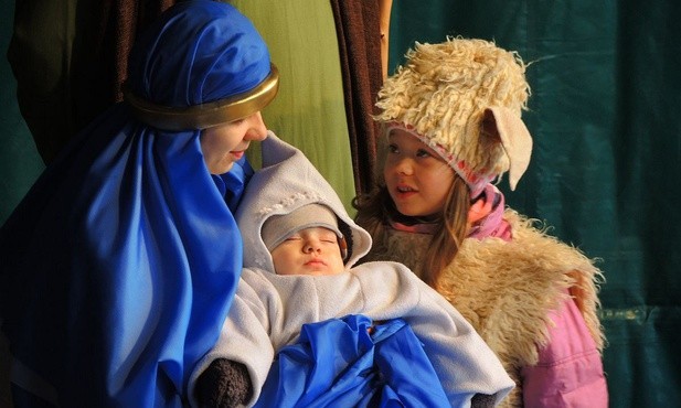 8-miesięczny Samuel Kopaczka zagrał rolę Dzieciątka Jezus