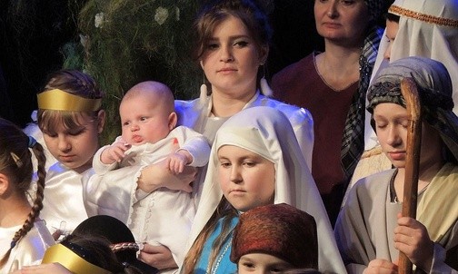 3-miesięczny Franuś Pilorz był w tym roku Dzieciątkiem Jezus w Skoczowie